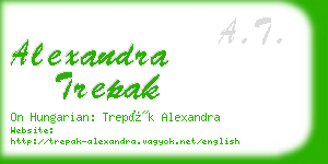 alexandra trepak business card